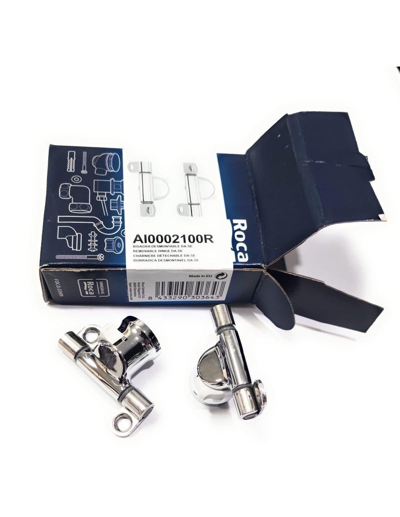 Roca Senso and Giralda Removable Easy Release Toilet Seat Hinges (Pair) AI002100R - Image 2