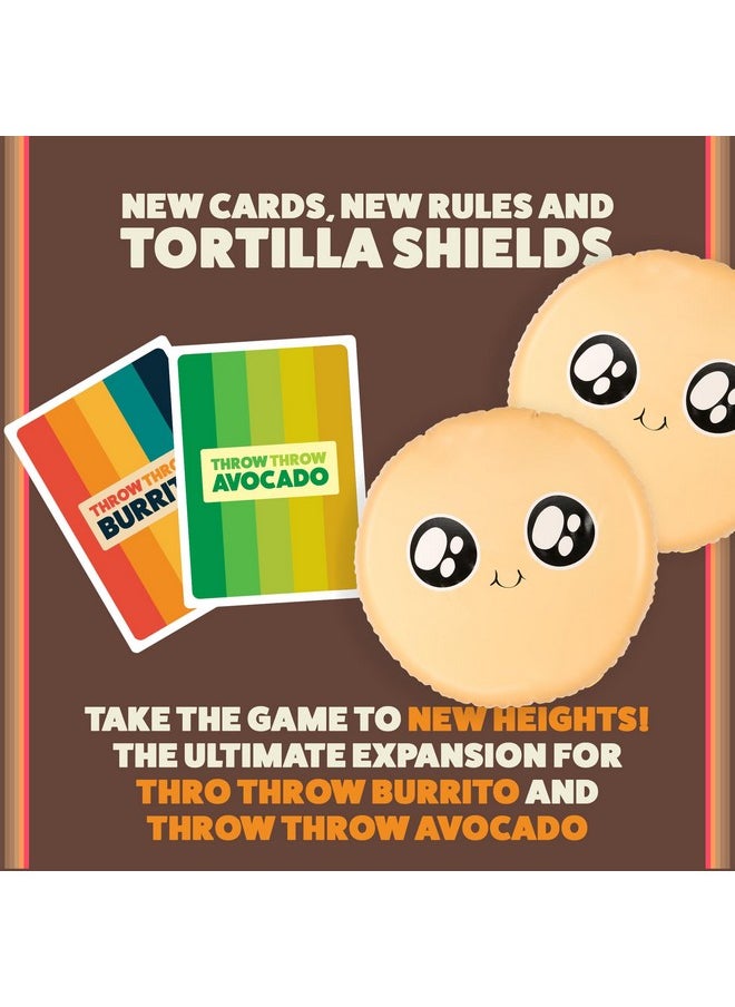إكسبلودنج كيتنس أل أل سي - تقدم Exploding Kittens لعبة Block Block Burrito - توسعة للعبة Throw Throw Burrito ولعبة Throw Throw Avocado - ألعاب ورق للكبار والأطفال والمراهقين، وتوسعة للعبة Dodgeball - للأعمار من 7 سنوات فما فوق - Image 1