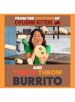 إكسبلودنج كيتنس أل أل سي تقدم Exploding Kittens لعبة Block Block Burrito - توسعة للعبة Throw Throw Burrito ولعبة Throw Throw Avocado - ألعاب ورق للكبار والأطفال والمراهقين، وتوسعة للعبة Dodgeball - للأعمار من 7 سنوات فما فوق  - Image 5