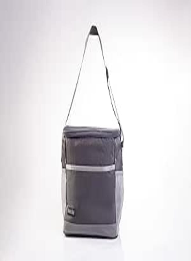 Beach Cool 16L Padded Thermal Lunch Bag for Hot/Cold Food Storage with Adjustable Strap, Modern Slate Gray Finish