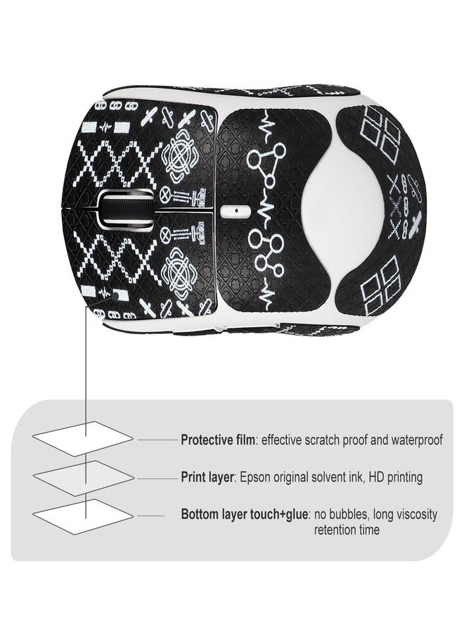 IMMOENUC Mouse Grip Tape for Logitech G PRO X Superlight Mouse Anti Slip Skin Self-Adhesive,Pre-Cut,Sweat-Resistant Game Mice Accessories - Image 5