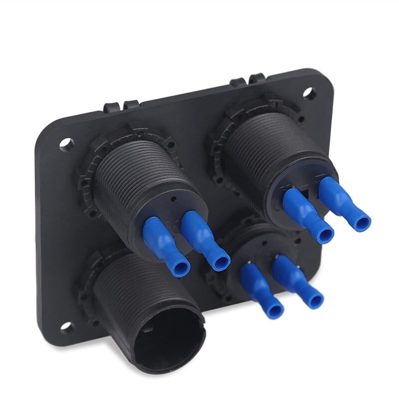 Wivplex 12V Panel Switch Rocker with Dual USB Charger - Image 2