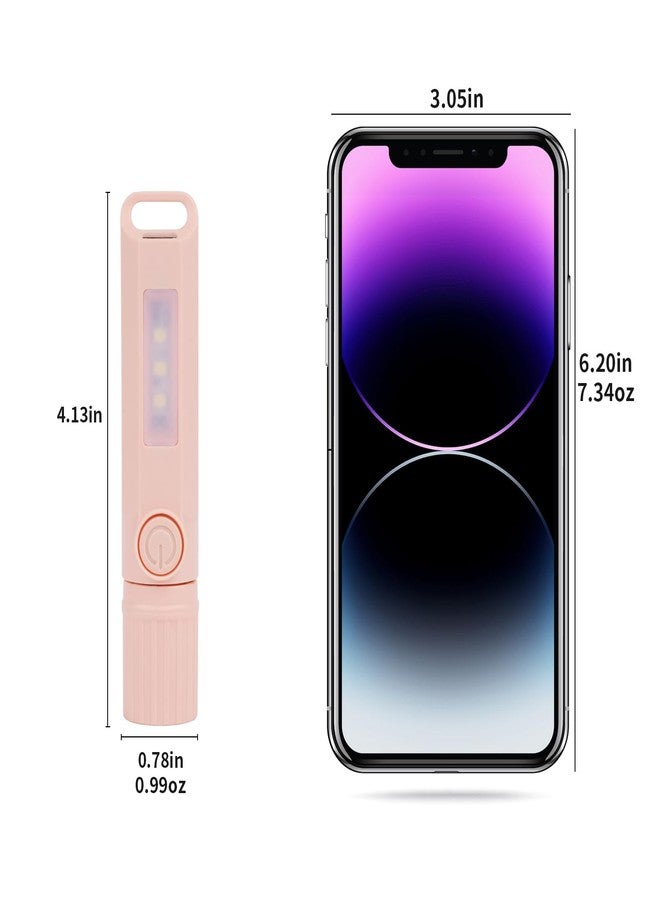 Hilngav مجموعة هيلنغاف من 6 مصابيح يدوية صغيرة قابلة لإعادة الشحن عبر منفذ USB-C، مصباح يدوي مدمج للتخييم، مصابيح يدوية فائقة الخفة وقابلة للتكبير، هدية للأطفال، للتخييم، المشي لمسافات طويلة، القراءة الليلية، إلخ (مجموعة من 6 مصابيح) - Image 4