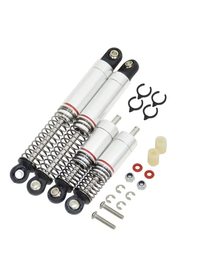 Silvery Aluminum Oil Shocks Dampers For Tamiya Grasshopper Hornet RC Car Upgrade - Image 1