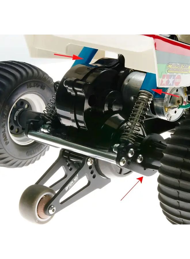 Silvery Aluminum Oil Shocks Dampers For Tamiya Grasshopper Hornet RC Car Upgrade - Image 4