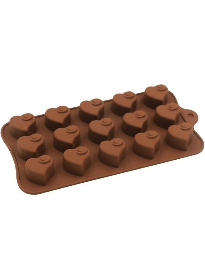 صينية تجميد سيليكون، قوالب حلوى سيليكون، قوالب شوكولاتة، قالب سيليكون من الدرجة الغذائية لصنع حلوى الجيلي والشوكولاتة والحلويات وزينة الكعك (الأسلوب أ) - Image 2