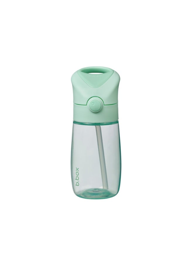 B.Box Drink Bottle Junior with Straw | Leakproof Reusable Water Bottle for Toddlers & Kids 12+ Months | Easy Press Button Lid | BPA-Free | 12.8 fl oz-Spearmint - Image 1
