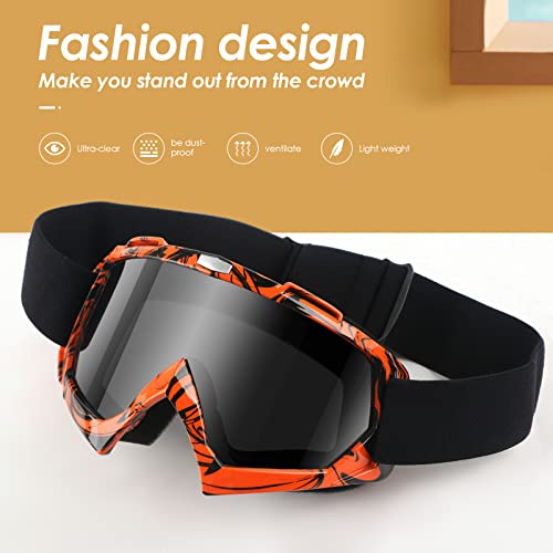 GGBuy نظارات ججباى للدراجات النارية ATV للدراجات الترابية مضادة للخدش موتوكروس UV400 حماية للعيون خارج الطريق مضادة للضباب نظارات الركوب - Image 2
