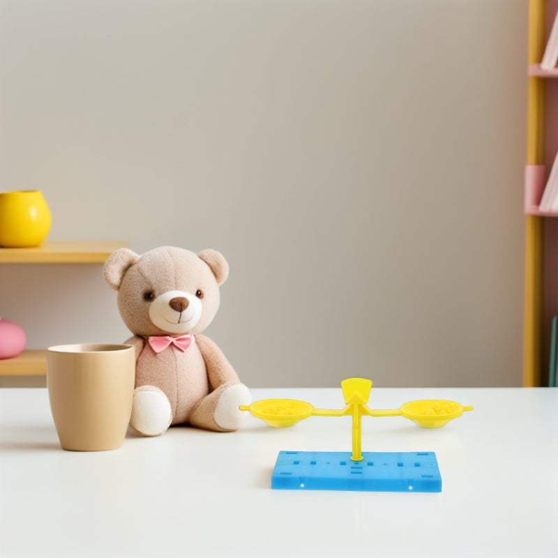 1 Set DIY STEM Balance Scale Toy: Classroom Weight Measurement Scale - Science Experiment Tool for Preschool and Home Activities - Image 2