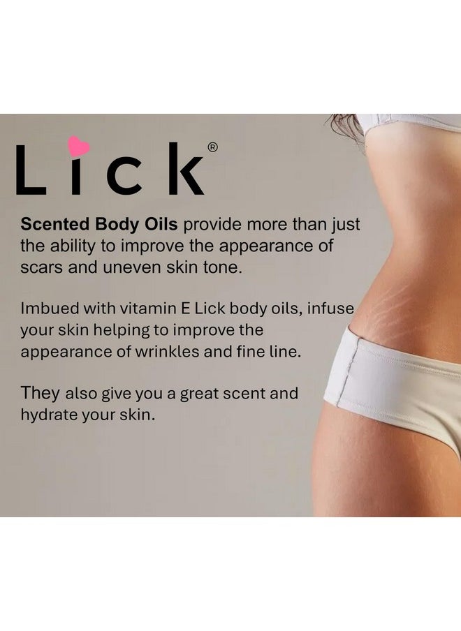 LICK - Chocolate Covered Strawberry Scented Body Oil Vitamin E Infused Moisturizing And Hydrating After Shower Body Oil Antioxidant Protection Soothing Aromatherapy Natural And Gentle - Image 1