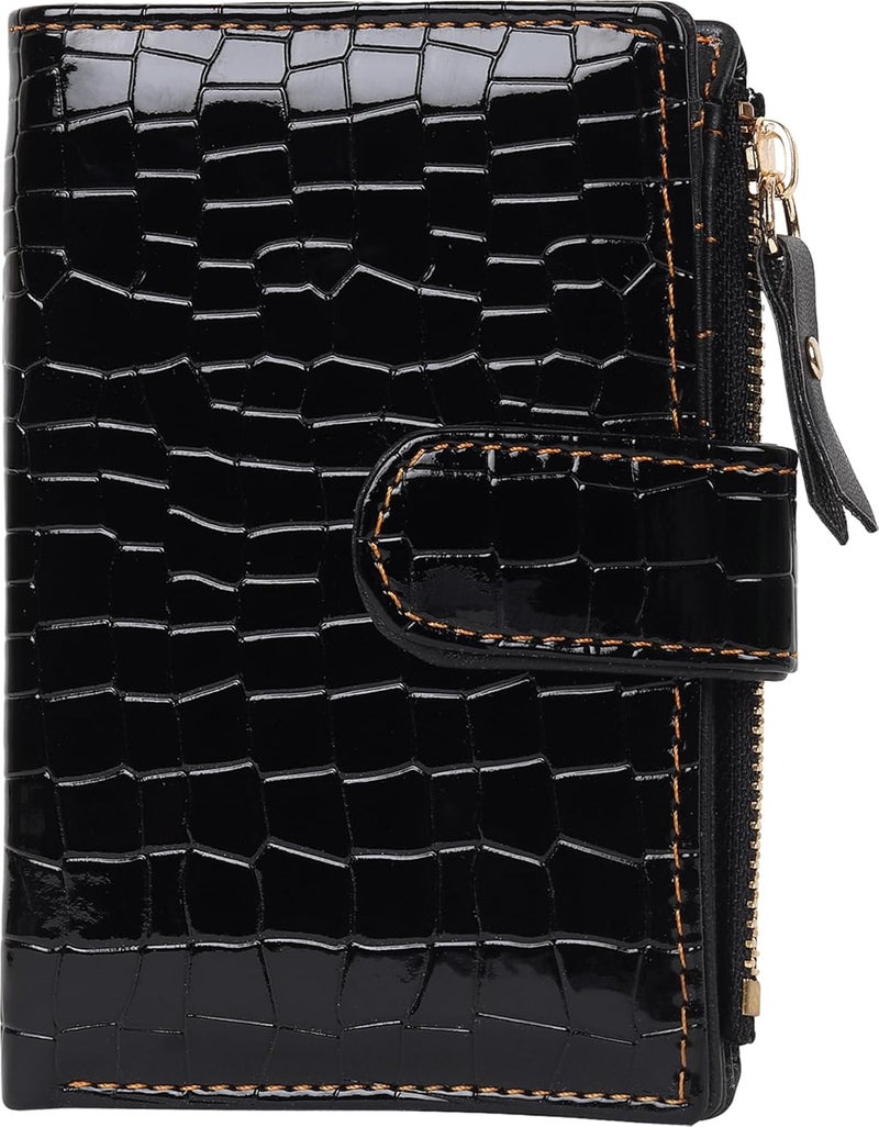 SAMTROH PU Leather Wallet for Women (Black) - Image 1