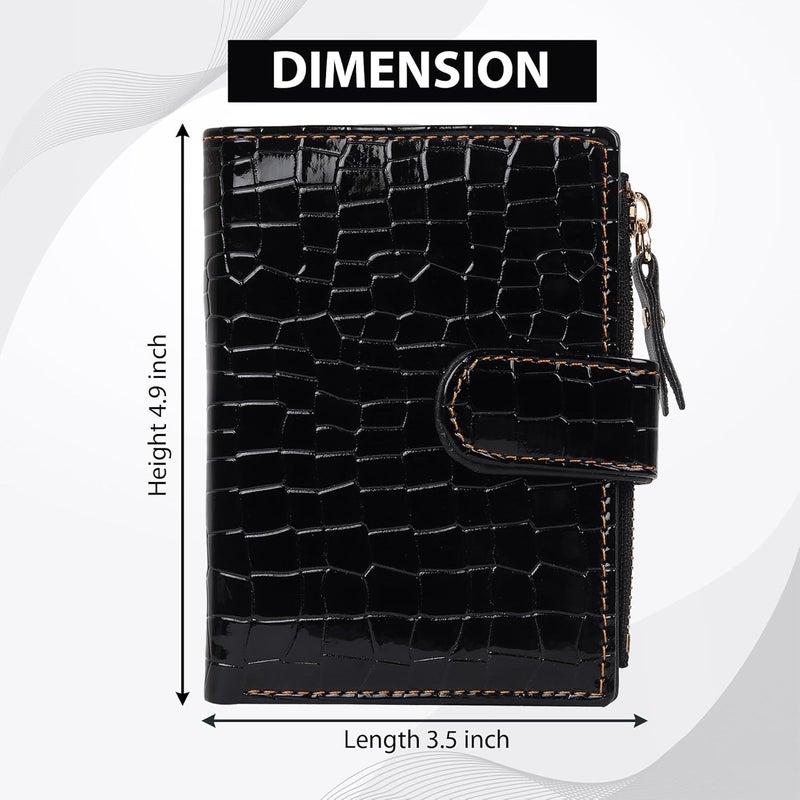 SAMTROH PU Leather Wallet for Women (Black) - Image 5
