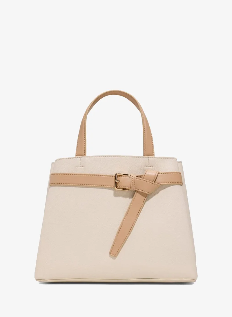 Ebaeclya Women's Beige Satchel