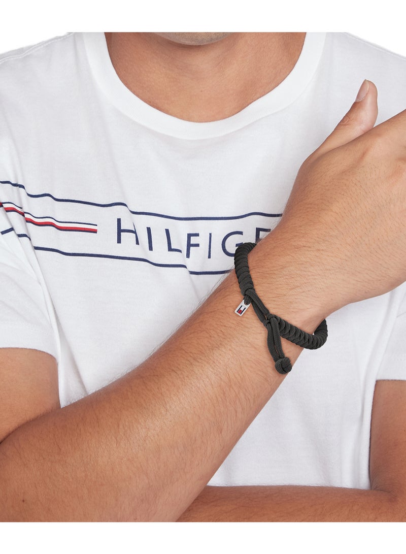 TOMMY HILFIGER سوار الرجال من ث جواهر أكسل بحزام نايلون منسوج - 2790593 - Image 2
