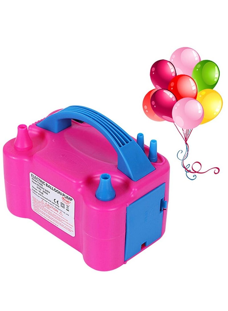 Portable Dual Nozzle Electric Balloon Blower Pump Inflator for Birthday House Anniversary Party Bedroom Decoration - Image 1