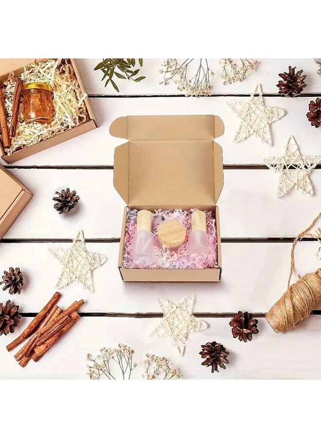 20 قطعة من صناديق البريد المموجة، صندوق كرتون صغير مقعر ومحدب للشحن والهدايا - Image 5