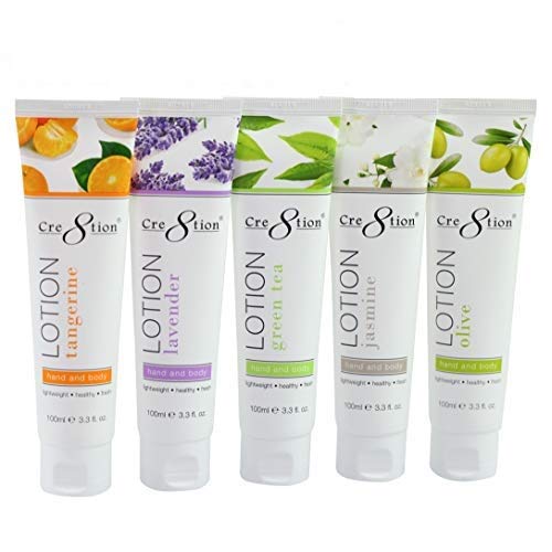 Cre8tion Spa Hand  Body Lotion Nourishing Skin Lotion Moisturizer From Dryness and Flaking 100 mlfl 33 oz Complete Set