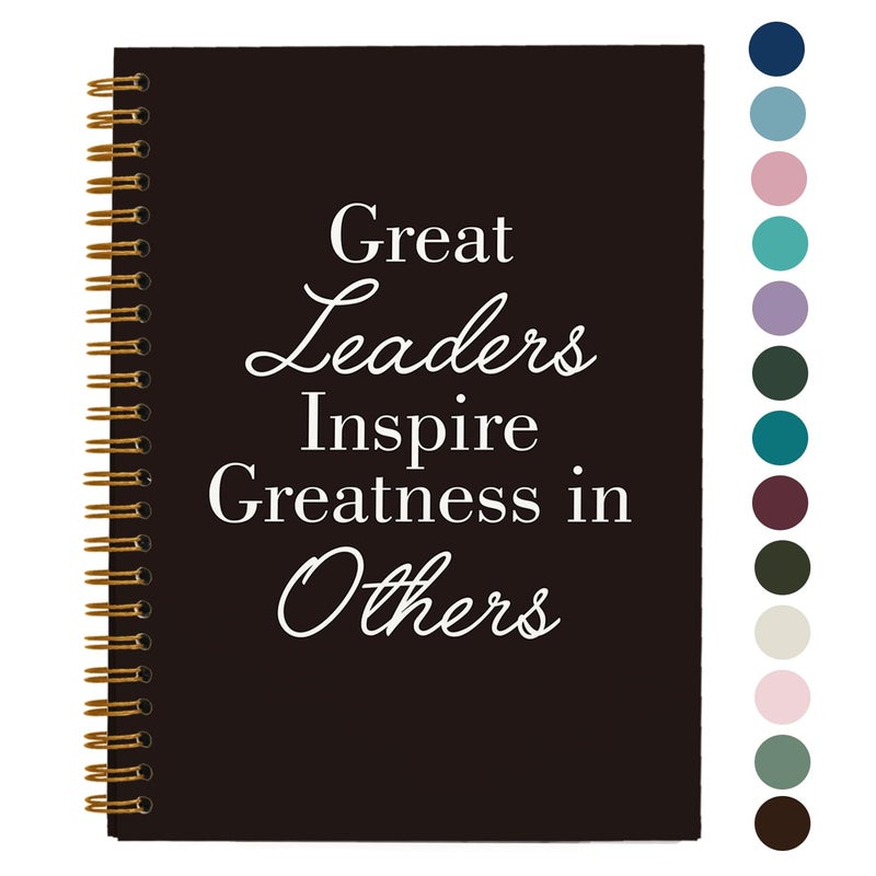 OXW Boss Gifts, Leadership Gifts Notebook Journal, Cool Gifts for Bosses, Thank You Gifts for Women Men Coworkers, Appreciation Gifts for Boss Leader Mentor Supervisor Manager(5.5'' X 8.3'') - Image 1