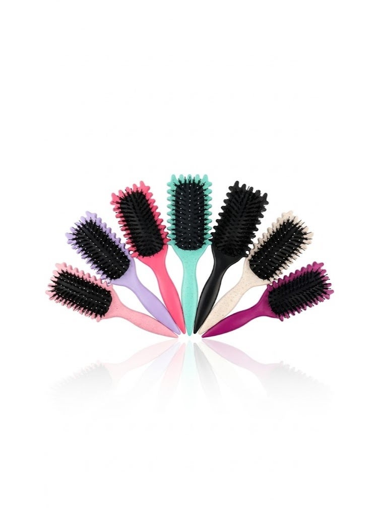 3-In-1 Curl Defining Hair Brush – Curl Styling and Detangling Brush for Shaping and Defining Curls, Reduces Pulling and Separates Curls - Image 2