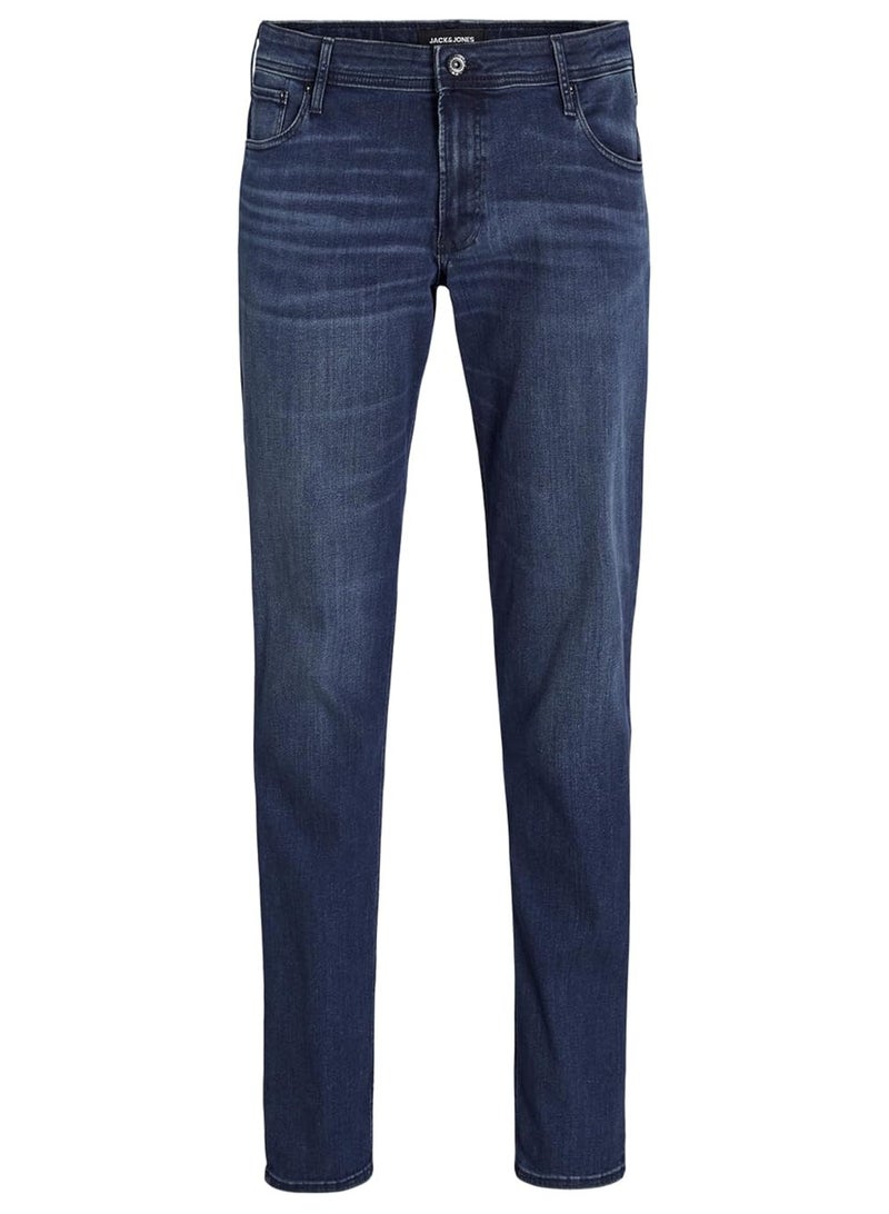 JACK & JONES Jack&Jones PLUS Men's Slim Fit Jeans JJIGLENN JJORIGINAL 12188522 Blue Denim 50/ 34  - Image 2