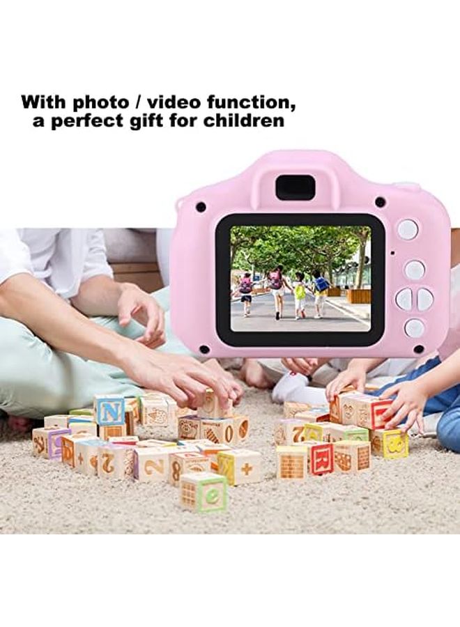 Rose Kids Digital Camera 2 Inch Color Display 1080P Video 8MP 32GB Memory Card 4X Zoom Auto - Image 3