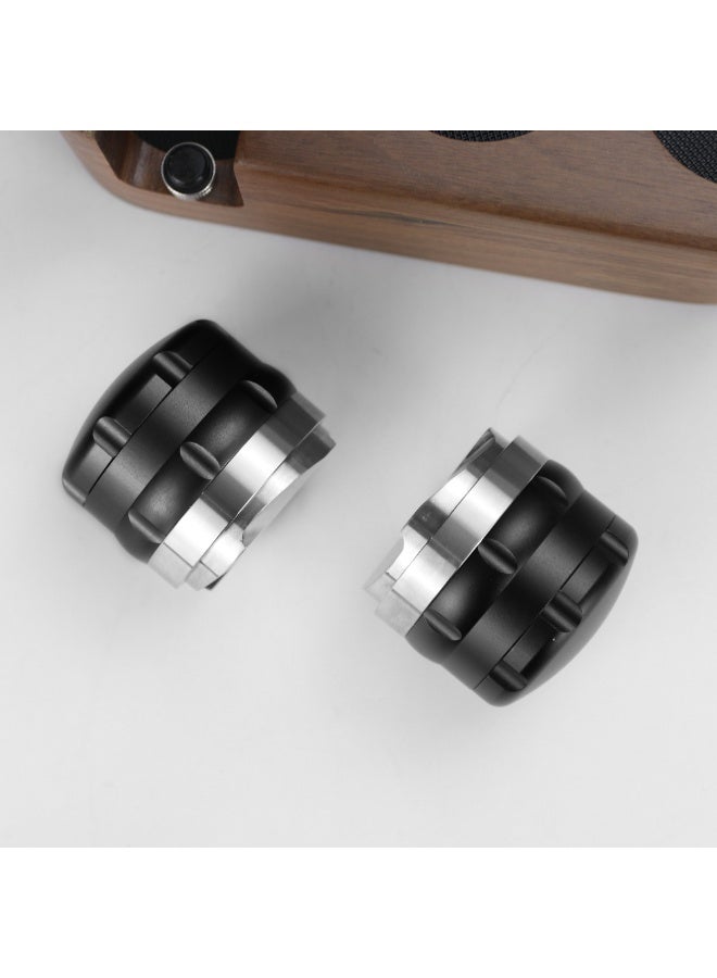 LePRESSO Coffee Distributor Levelling Tool 58.35mm Four Angled Slopes / Distributor Espresso Machine / 58 mm Portafilter’s Baskets / Material Stainless Steel SUS304, Alloy - Black - Image 5