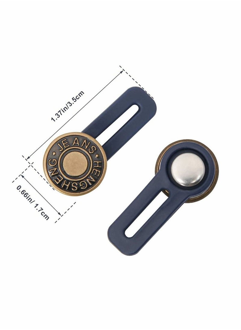 Y&D - Pants Extender Button, 5 Styles Waistband Buttons for Men and Women, No Sew Instant Extend Jeans Collar, Regular Pants... - Image 1