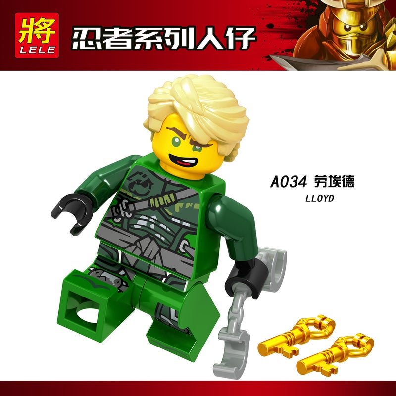 Jiangpai Ninjago Mini Building Blocks Set, Small Particles, Bagged - Image 3