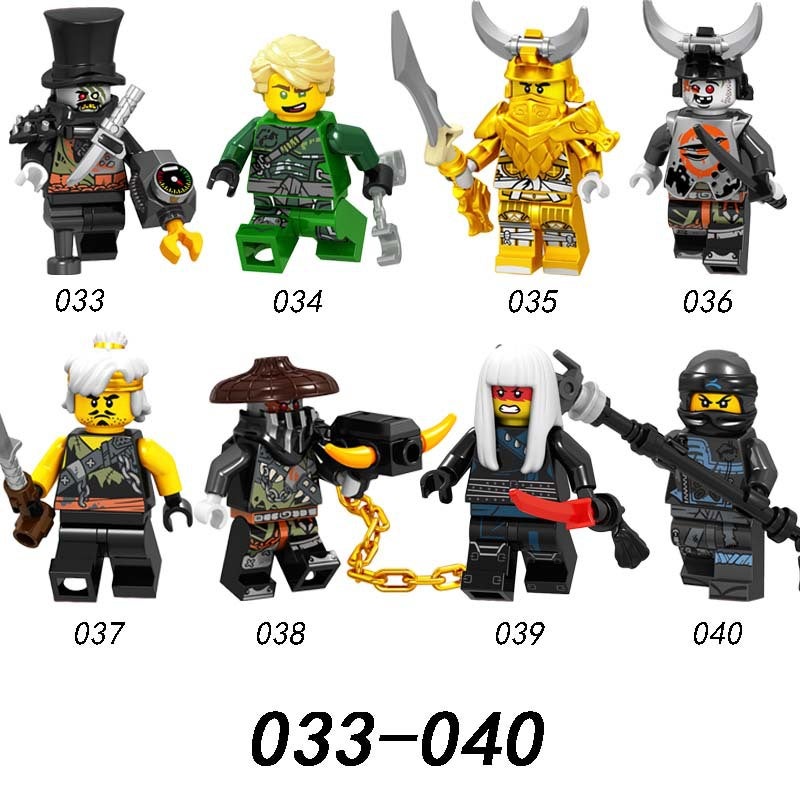 Jiangpai Ninjago Mini Building Blocks Set, Small Particles, Bagged - Image 1