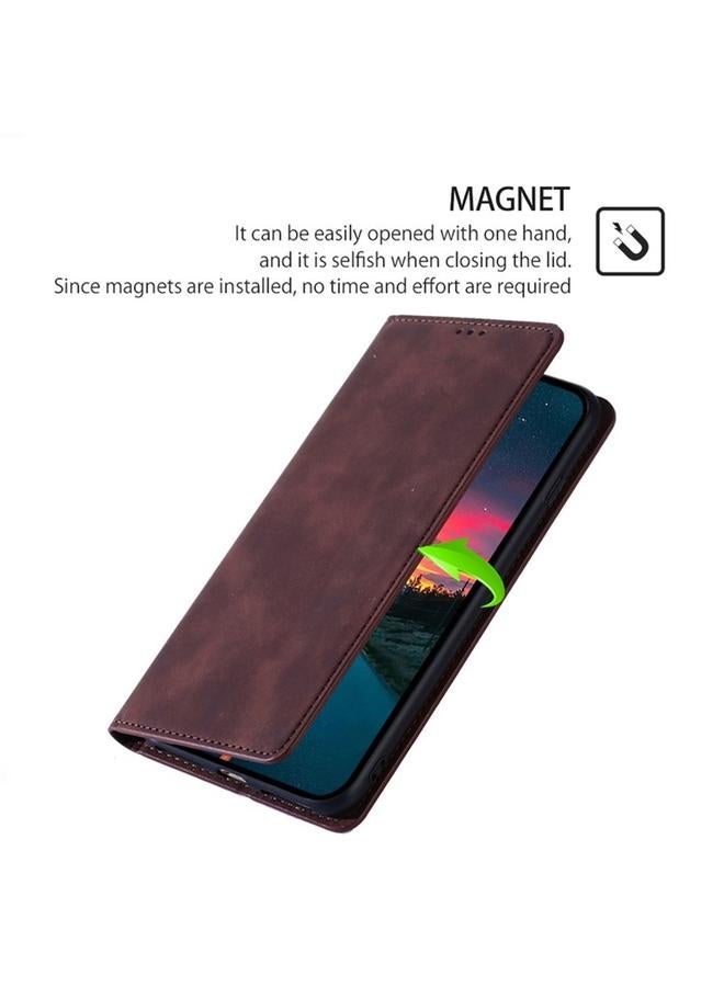 S-TOP Case For Honor X6A 4G Skin Feel Magnetic Leather Phone Case - Image 5