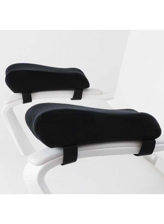 Chair Ergonomic Armrest Pads Elbow Pillow Pressure Relief Office Chair Gaming Chair armrest with Memory Foam armrest Pads 2-Piece Set of Chair (Memory Foam) - Image 1