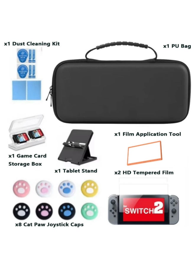 Neutral Nintendo Switch2 Protective Case Eva Handbag Switch2 Storage Bag Shockproof Portable Storage Case - Image 1
