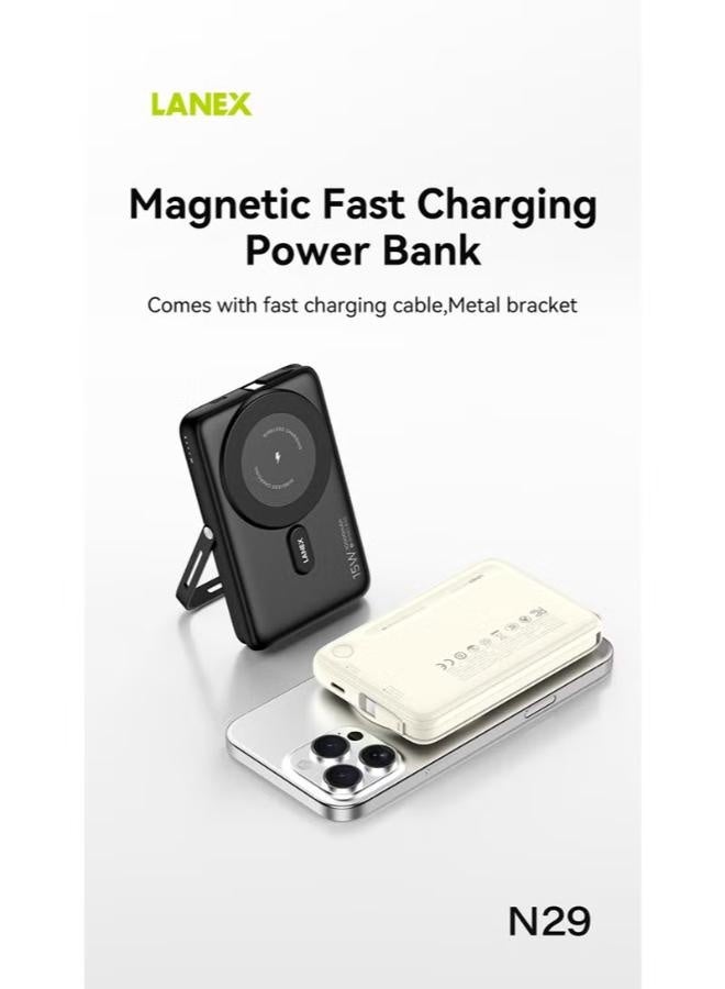 Lanex Magsafe Wireless Power Bank 10000mAh white – N29 - Image 5