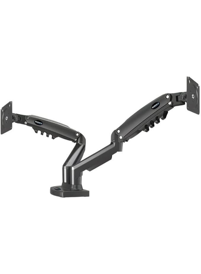 حامل مكتب لشاشتين F160 – ذراع متحرك كامل بنابض غاز لشاشات 17-30 بوصة – يدعم وزن من 2 إلى 9 كجم لكل ذراع – تصميم عملي وموفر للمساحة - Image 3