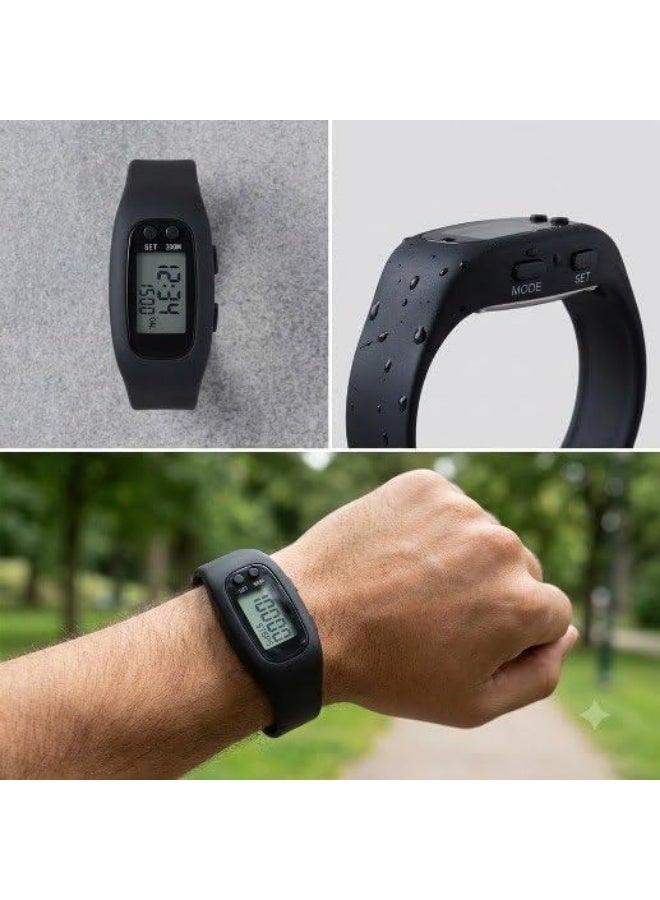 Digital Sports Watch Step Distance Calorie Time Tracker Watch with Clear LCD Display Comfortable Sweatproof Band for Workout, Daily Activities and Casual Use. - Image 5