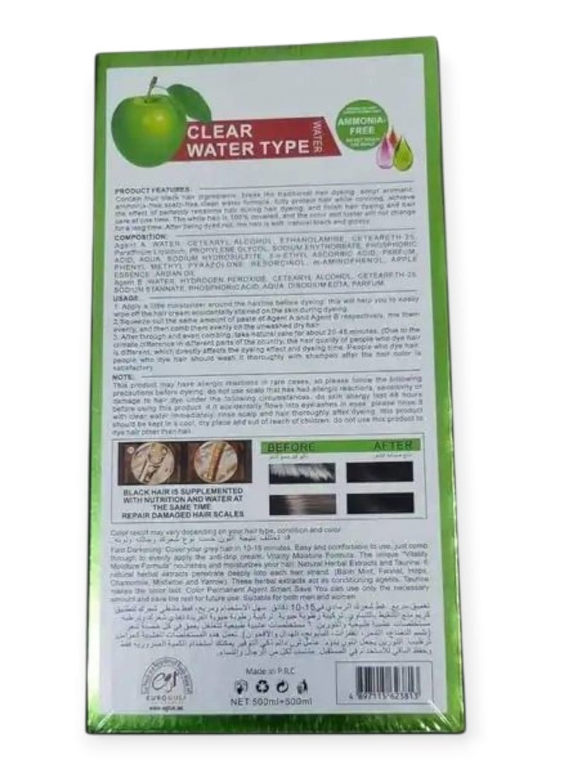 BEUTISA Black Hair Dye Cream With Apple Scent - Ammonia Free And Pure Water - Image 2