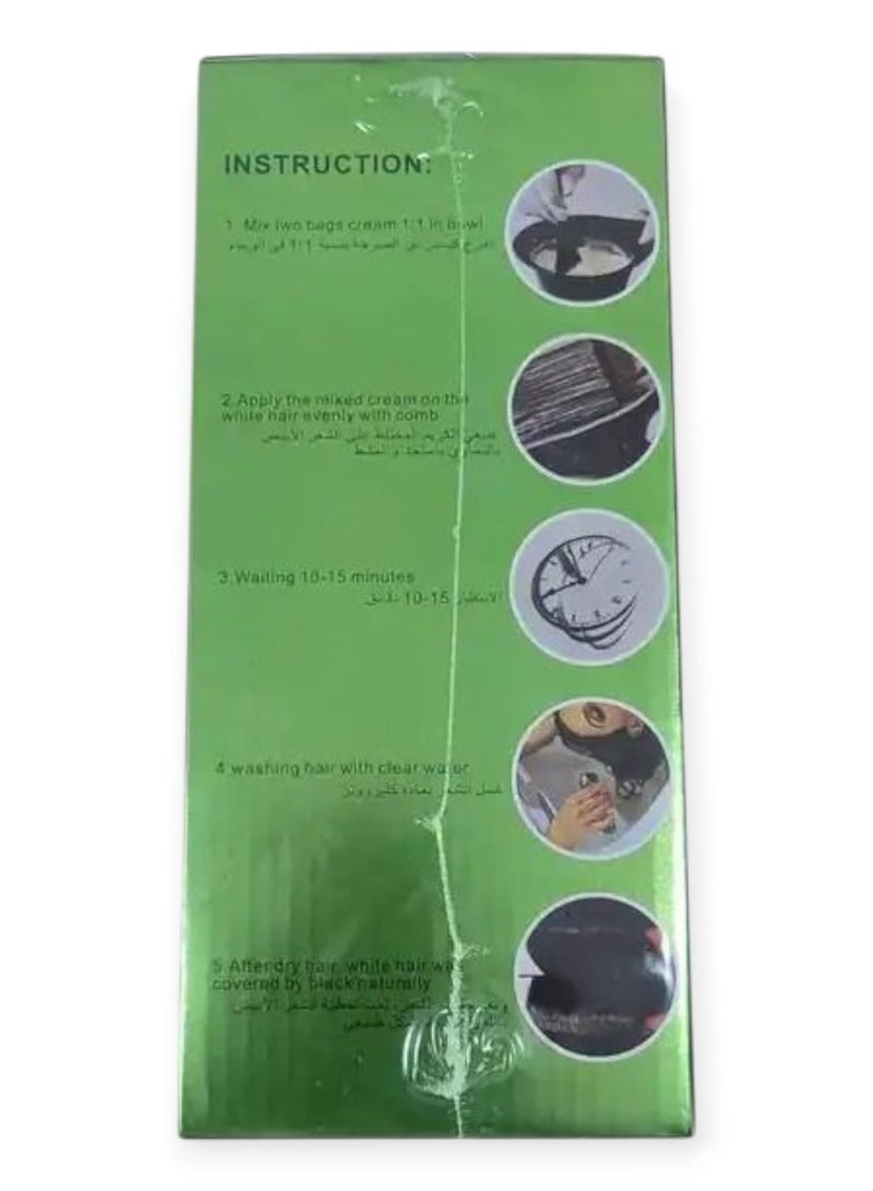 BEUTISA Black Hair Dye Cream With Apple Scent - Ammonia Free And Pure Water - Image 3