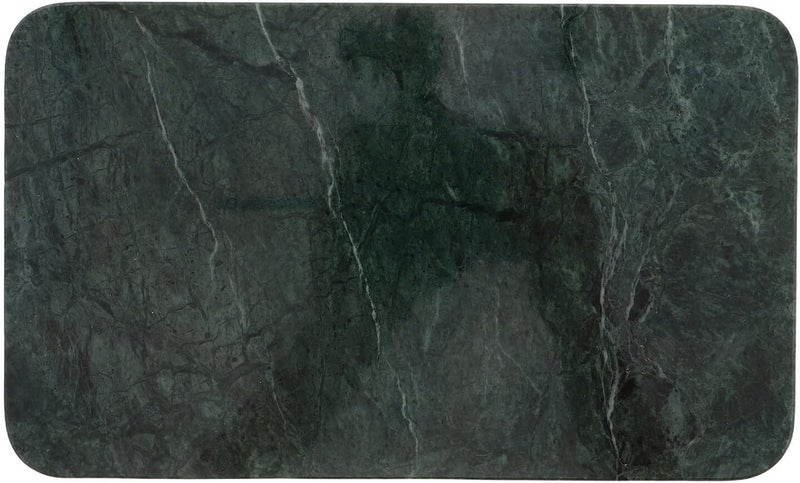 صينية تخزين من الرخام VICASKY مستطيلة 25x15 سم منظم من الحجر الرمادي الطبيعي لطاولة الحمام ومكياج العطور وحامل الصابون - Image 1