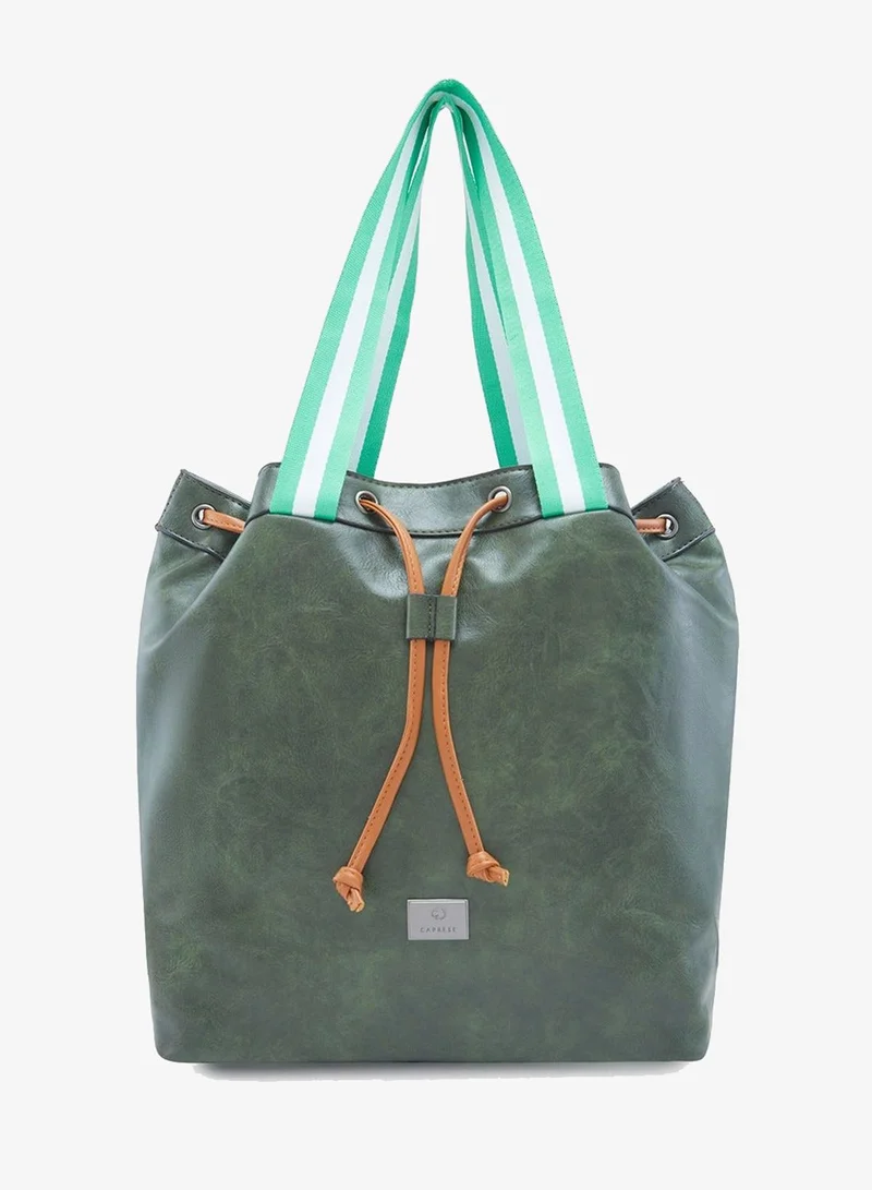 كابريس حقيبة ساندي كبيرة زيتونية