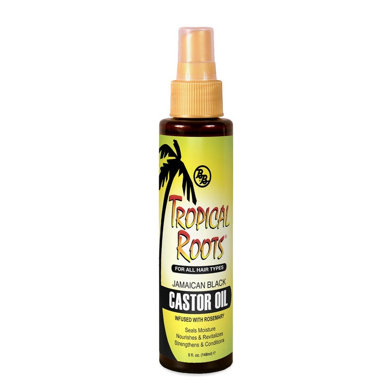 Bronner Brothers Tropical Roots Black Castor OIL Rosemary 5 Fl Oz