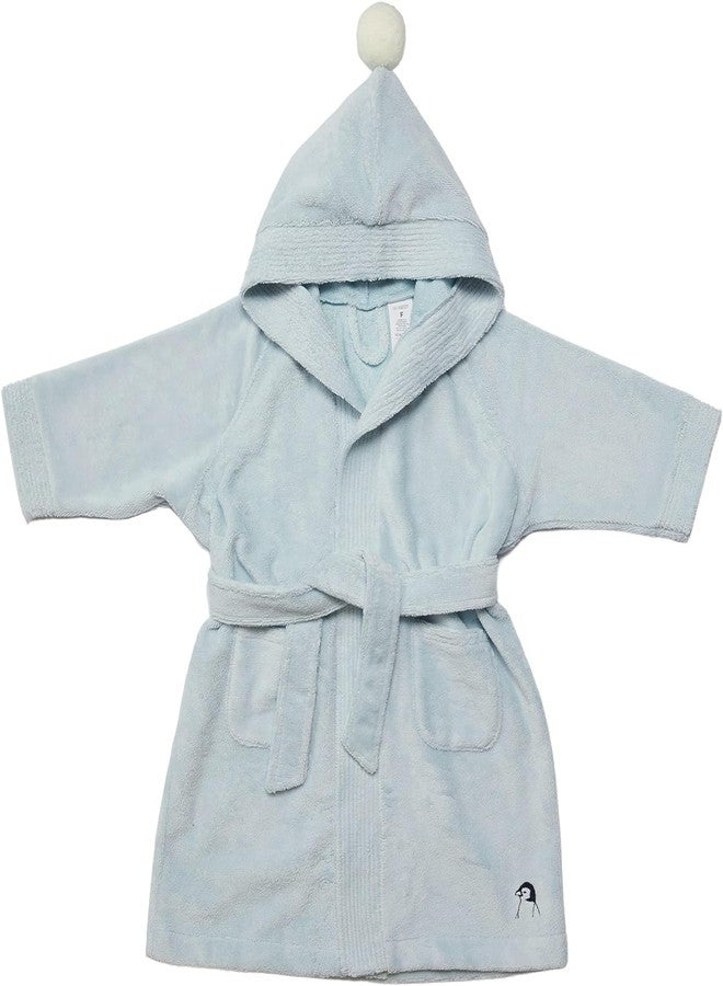 Konny Kids Bathrobes, Hooded Towel, Oeko-TEX Certified Bathrobes, Ultra Soft, Quick-Dry Washcloth for 3-5Y Baby Boys & Girls(Free size, Mint) - Image 1