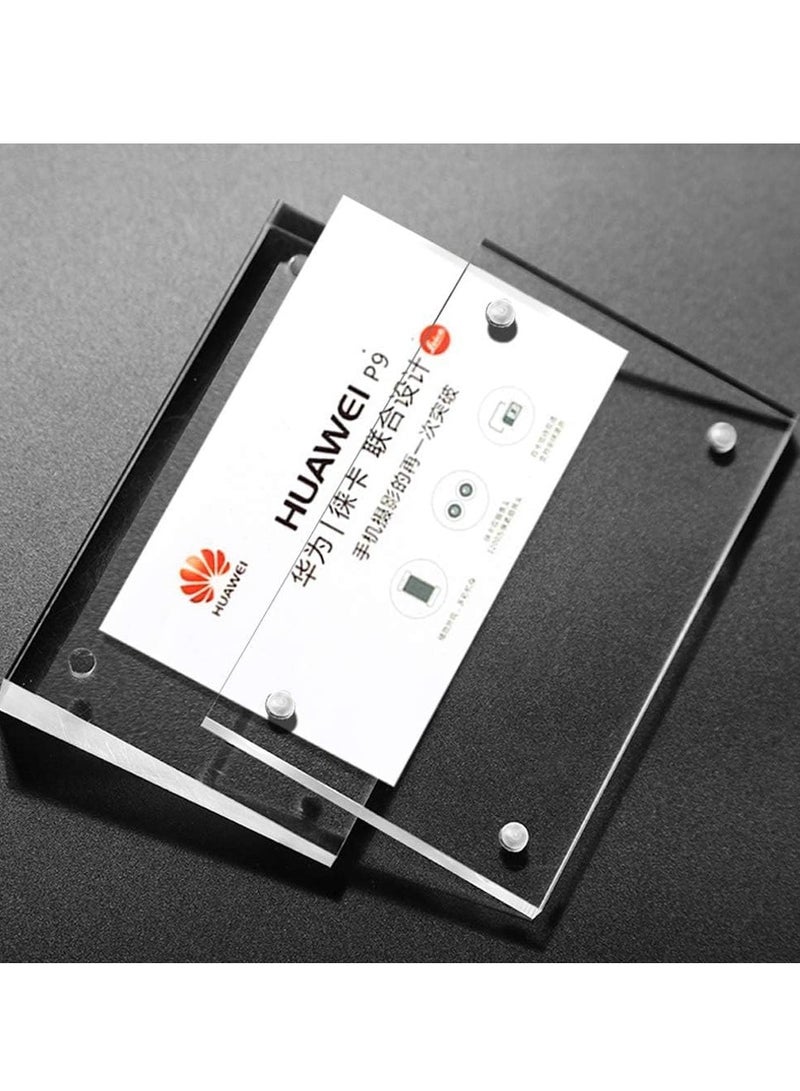 Eckek Acrylic Label Holder Price Tag Displays Sign Holder Data Card Holder Table Top Sign Stand - Image 5