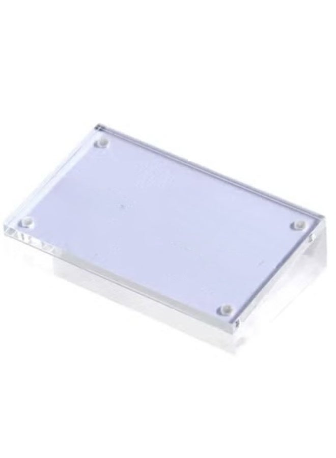 Eckek Acrylic Label Holder Price Tag Displays Sign Holder Data Card Holder Table Top Sign Stand - Image 2