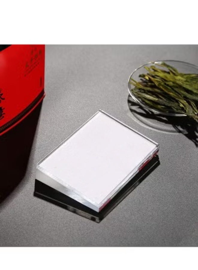 Eckek Acrylic Label Holder Price Tag Displays Sign Holder Data Card Holder Table Top Sign Stand - Image 4