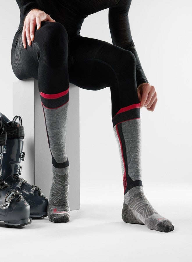 Smartwool, Men's, Intraknit Ski Targeted Cushion Over The Calf Socks, Black, Medium - Image 2