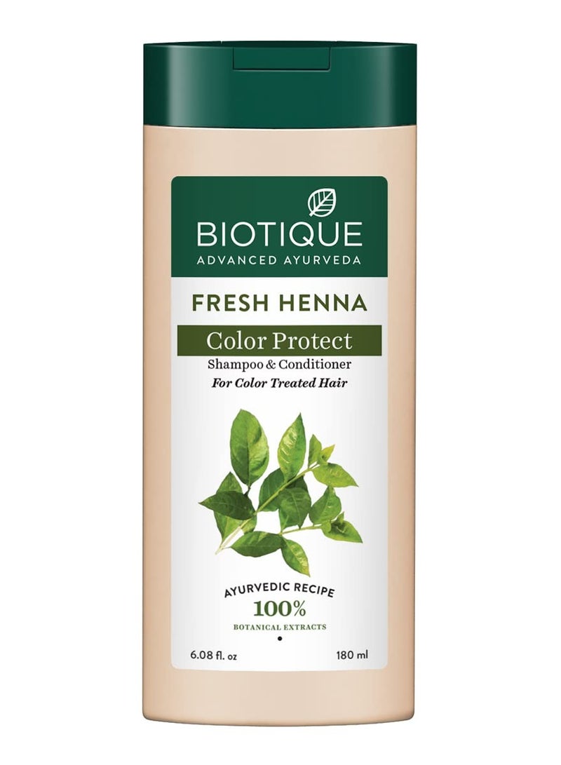 بيوتيك شامبو وبلسم بيو حناء ليف فريش تيكستشر 180 مل - Image 1