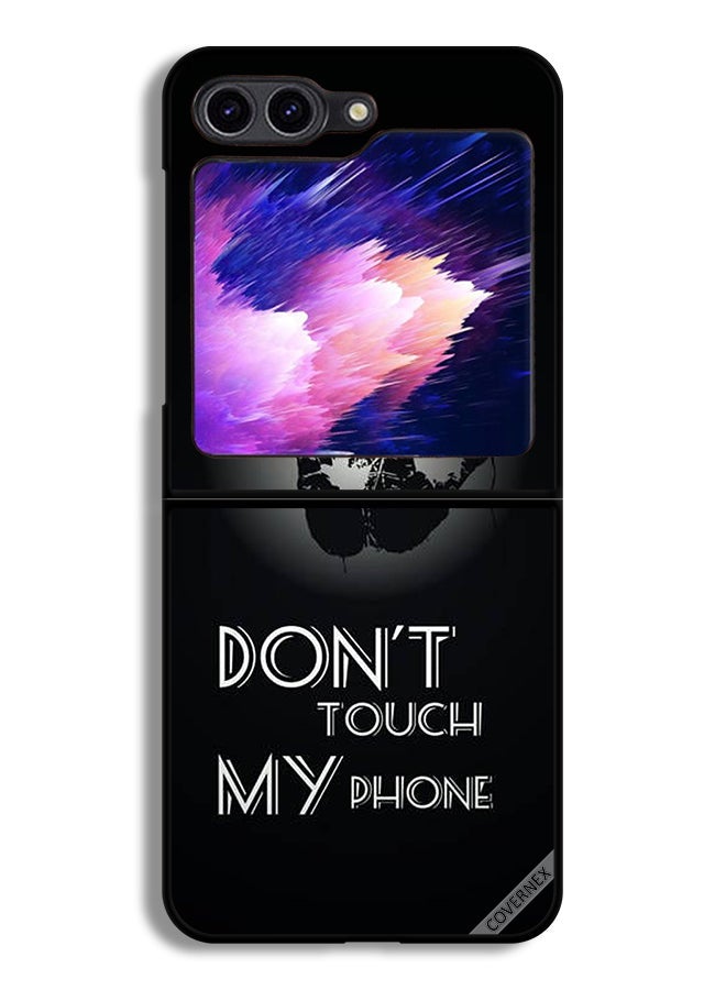 Covernex غطاء حماية لجهاز سامسونج جالكسي Z Flip6 لا تلمس هاتفي بيدك - Image 1