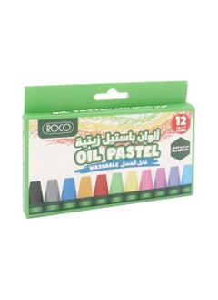 ROCO Roco Washable Color Oil Pastel, Pack of 12 Colors  - Image 1