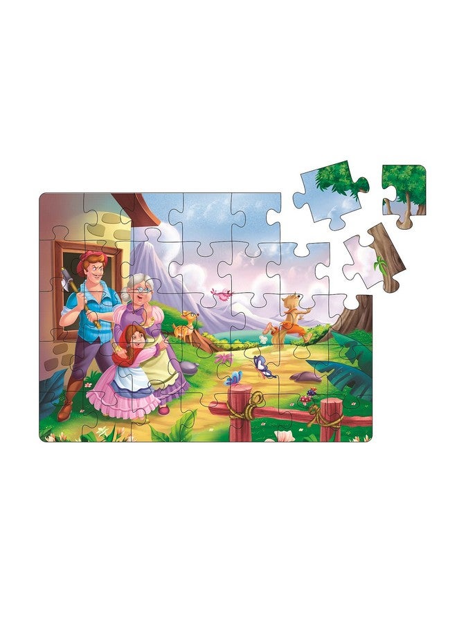 راتاناز مجموعة أحجيات راتنا "ذات الرداء الأحمر" للأطفال. تتضمن هذه المجموعة 3 أحجيات وكتاب قصص. - Image 2