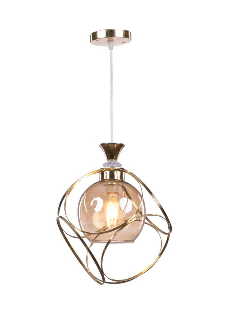 Generic Mcg120 High Quality, Modern Design Ceiling Lamp, For Living Room, Bedroom, Or Hall - Gold 